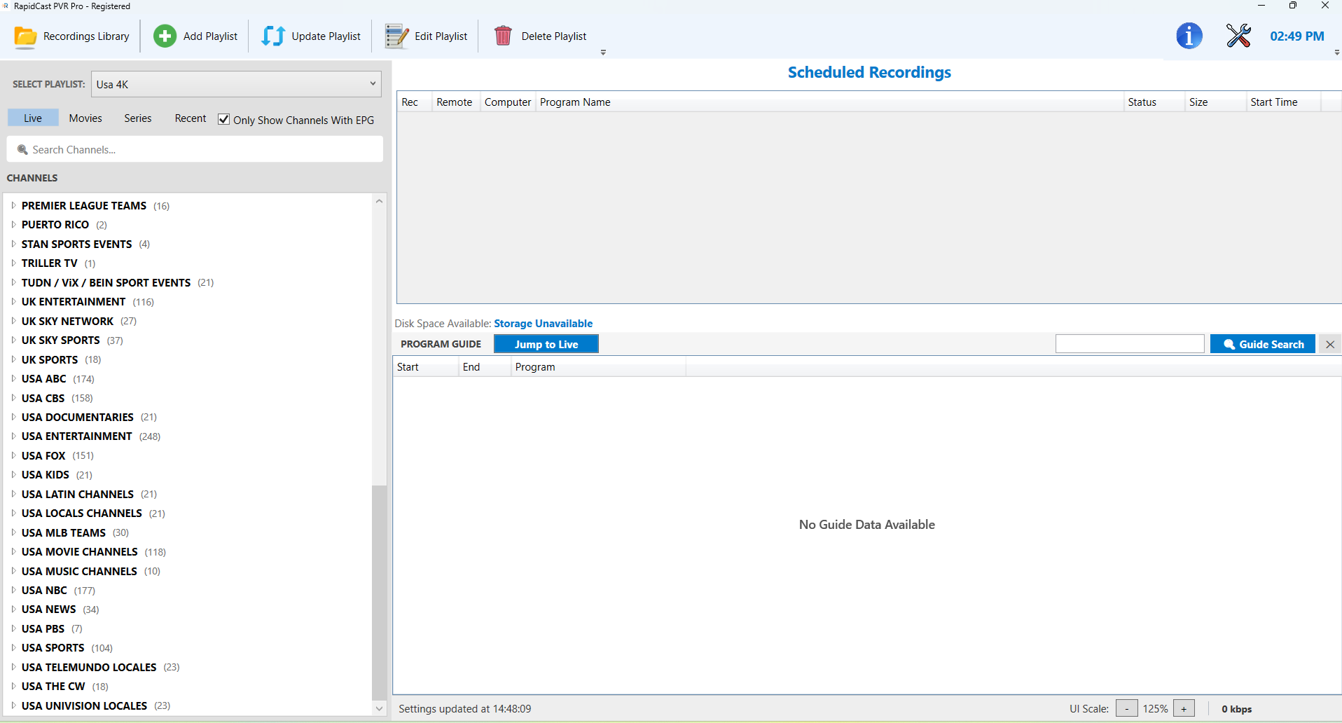 Main Interface